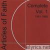 Articles Of Faith - Complete Vol. 1 1981-1983