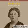The French Song Berthe Sylva Recordings 1927 - 1935