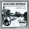 Blind Lemon Jefferson Vol. 2 (1927)