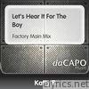 Katty B. - Let's Hear It for the Boy (Factory Main Mix) - Single