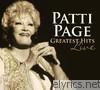 Patti Page - Patti Page: Greatest Hits Live