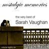 Sarah Vaughan - The Very Best of Sarah Vaughan (Nostalgic Memories Volume 86)