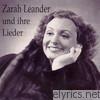 Zarah Leander - Zarah Leander Und Ihre Lieder
