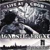 Agnostic Front - Live At CBGB's