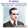 Al Jolson (Ragtime & Jazz Songs - The Early Years) [Recorded 1920 - 1924] [Encore 3]