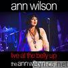 Live at the Belly Up: The Ann Wilson Thing!