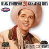 Hank Thompson - 20 Greatest Hits (Re-Recorded Versions)