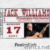 FestivaLink presents Jack Williams at Philadelphia Folk Festival 8/17/07