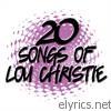 20 Songs Of Lou Christie