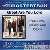 Great Are You Lord (Performance Tracks) - EP