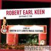 Live At Austin City Limits Music Festival 2008: Robert Earl Keen - EP