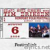 FestivaLink presents Tim Eriksen: Shape Note Singing at Newport Folk 8/6/06