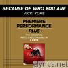 Because of Who You Are (Premiere Performance Plus Track) - EP