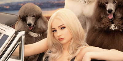 more about kim petras. trans singer presents brrr