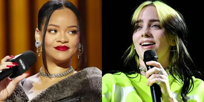 rihanna wishes to collaborate with billie eilish