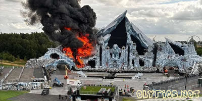 tomorrowland 2025 mainstage engulfed by fire days before festival launch