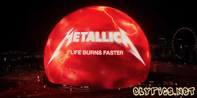 metallica las vegas sphere residency: life burns faster