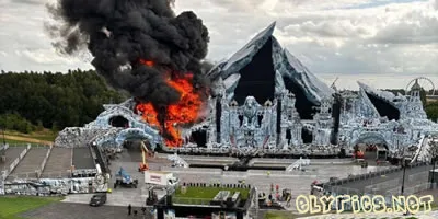 tomorrowland 2025 mainstage engulfed by fire days before festival launch