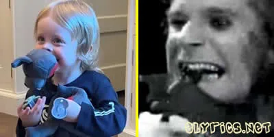 ozzy osbournes grandsons halloween bat-biting viral moment